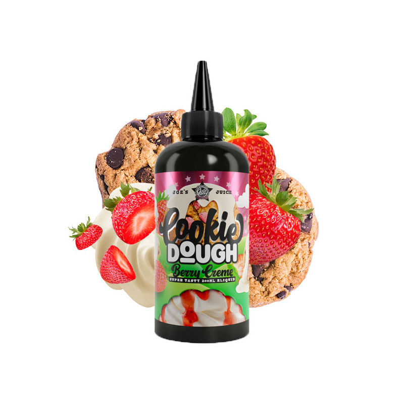 Berry Creme 200ml Cookie Dough by Joe's Juice (dropper inclus)