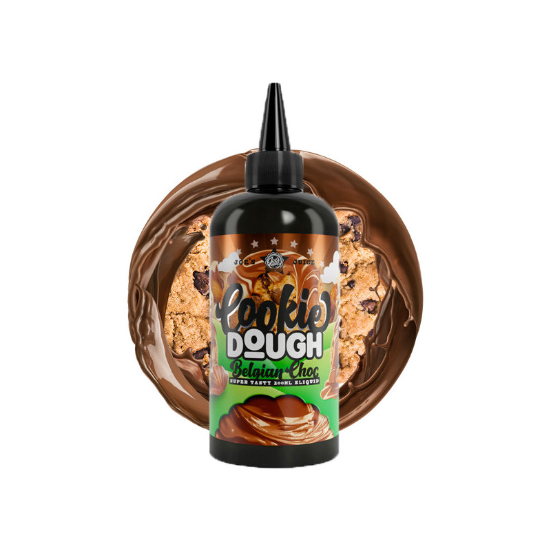 Belgian Choc 200ml Cookie Dough by Joe's Juice (dropper inclus)