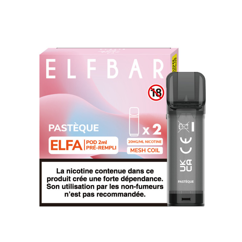 Pod Pastèque 2ml Elfa - ElfBar (pack de 2)