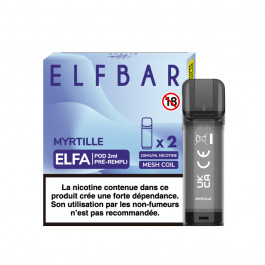 Pod Myrtille 2ml Elfa - ElfBar (pack de 2)