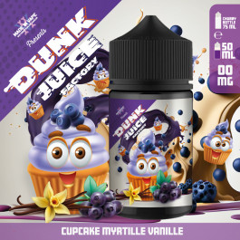 Cupcake Myrtille Vanille 50ml Dunk Juice Factory - Made in Vape
