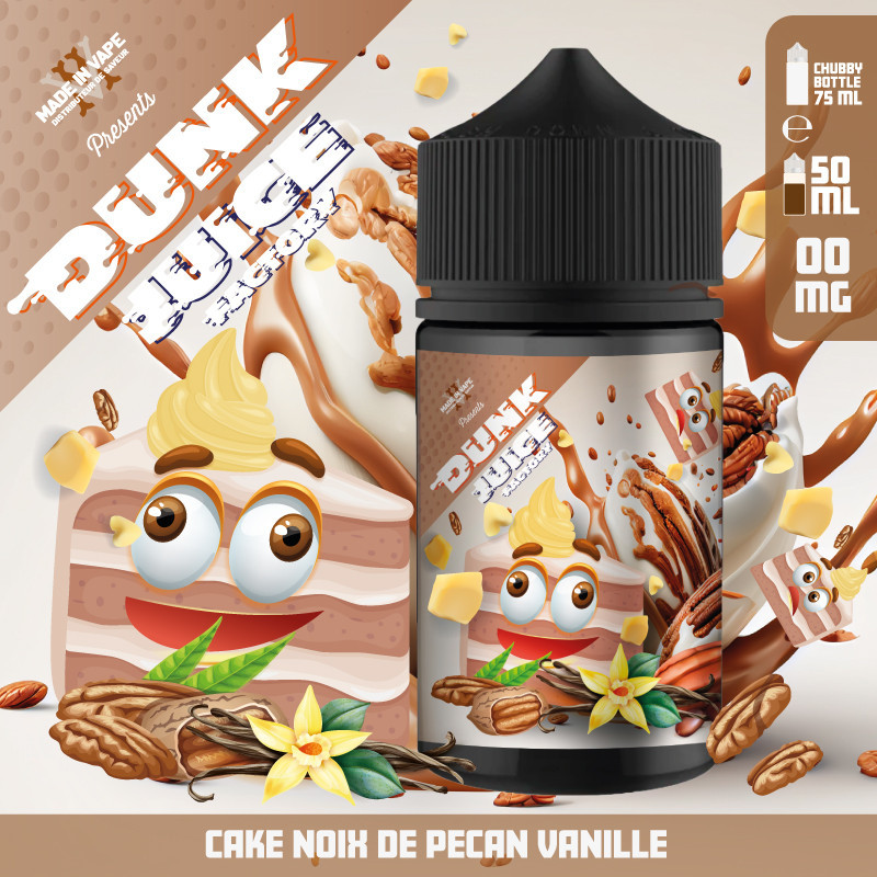 Cake Noix de Pécan Vanille 50ml Dunk Juice Factory - Made in Vape