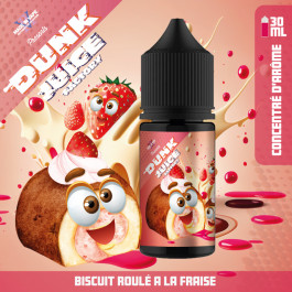 Concentré Biscuit Roulé à la Fraise 30ml Dunk Juice Factory - Made in Vape (5 pièces)