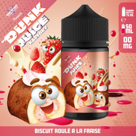 Biscuit Roulé à la Fraise 50ml Dunk Juice Factory - Made in Vape