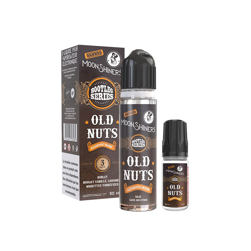 Kit Easy2Shake Old Nuts Authentic Blend 60ml Moonshiners - Le French Liquide