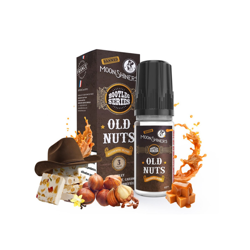 Old Nuts Authentic Blend 10ml Moonshiners - Le French Liquide (6 pièces)