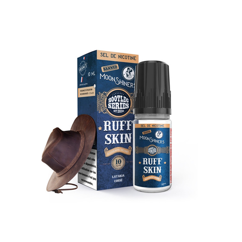 Ruff Skin Authentic Blend Salt 10ml Moonshiners - Le French Liquide (6 pièces)