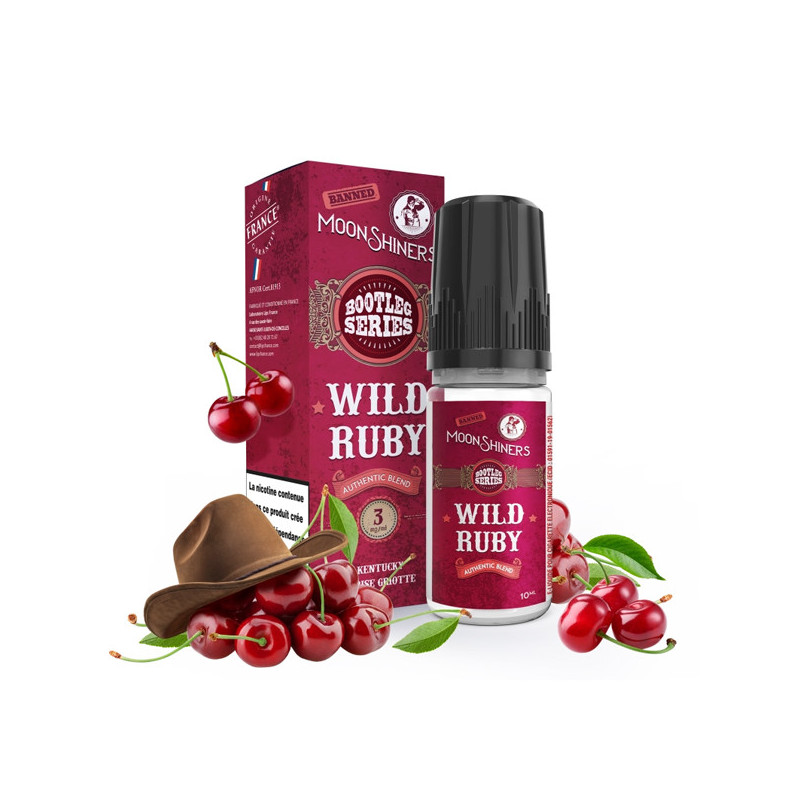 Wild Ruby Authentic Blend 10ml Moonshiners - Le French Liquide (6 pièces)