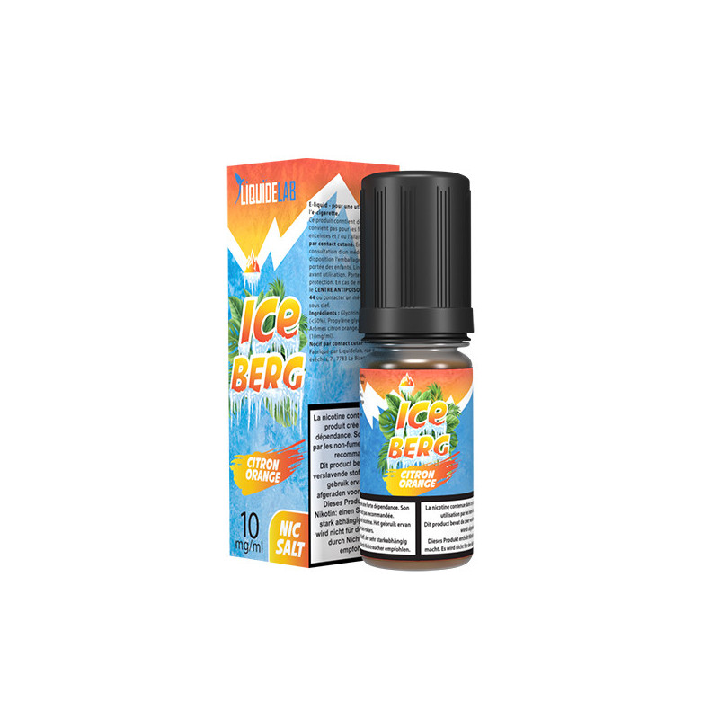 Citron Orange Salt 10ml Iceberg - O'J Lab (10 pièces) Citron Orange Salt 10ml Iceberg - O'J Lab (10 pièces)