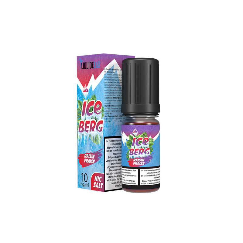 Raisin Fraise Salt 10ml Iceberg - O'J Lab (10 pièces) Raisin Fraise Salt 10ml Iceberg - O'J Lab (10 pièces)