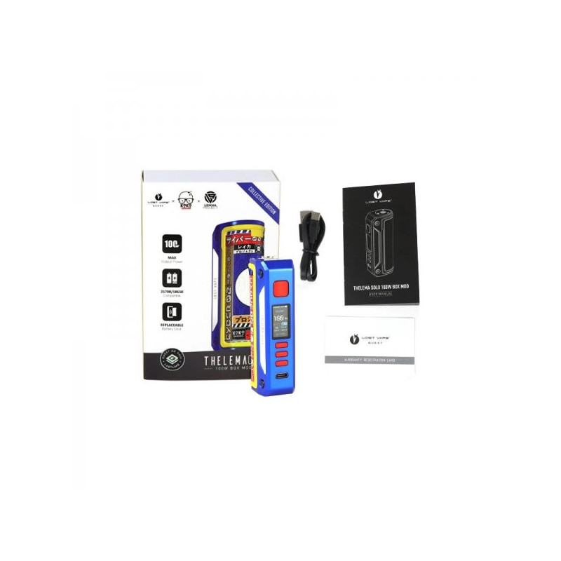 Box Thelema Solo 100w - Lost Vape (Freedom Limited Edition) Box Thelema Solo 100w - Lost Vape (Freedom Limited Edition)