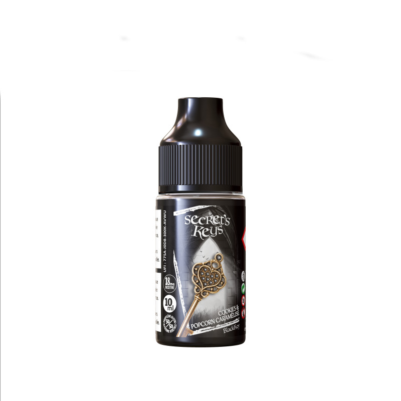 Black Key 10ml Secret's Keys by Secret's LAb (10 pièces) Black Key 10ml Secret's Keys by Secret's LAb (10 pièces)