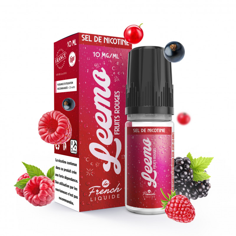 Fruits Rouges Salt 10ml Leemo - Le French Liquide (6 pièces)