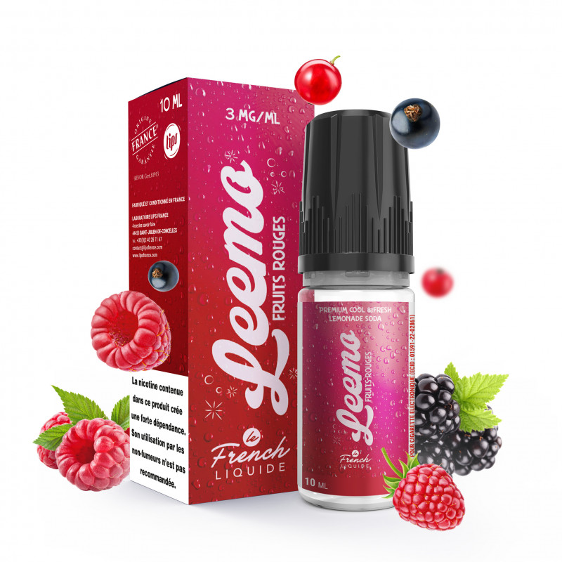 Fruits Rouges 10ml Leemo - Le French Liquide (6 pièces)