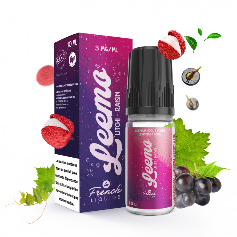 Litchi Raisin 10ml Leemo - Le French Liquide (6 pièces)