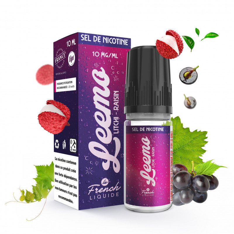 Litchi Raisin Salt 10ml Leemo - Le French Liquide (6 pièces)