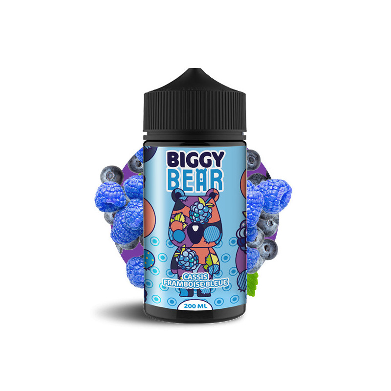 Cassis Framboise Bleue 200ml Biggy Bear