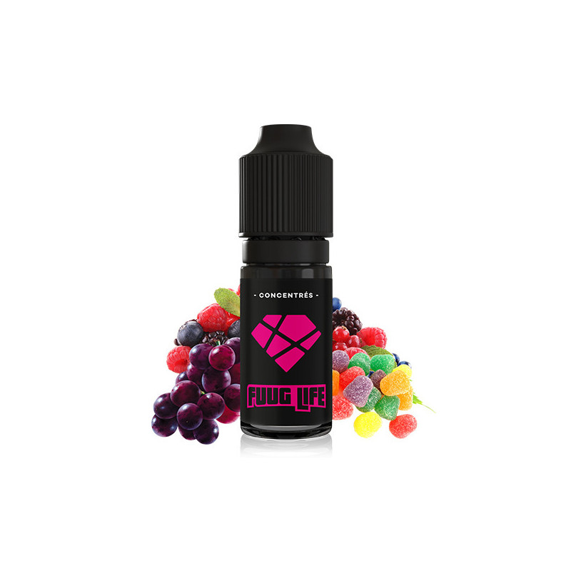 Concentré Hustle Grape 10ml Fuug Life - The Fuu (10 pièces)