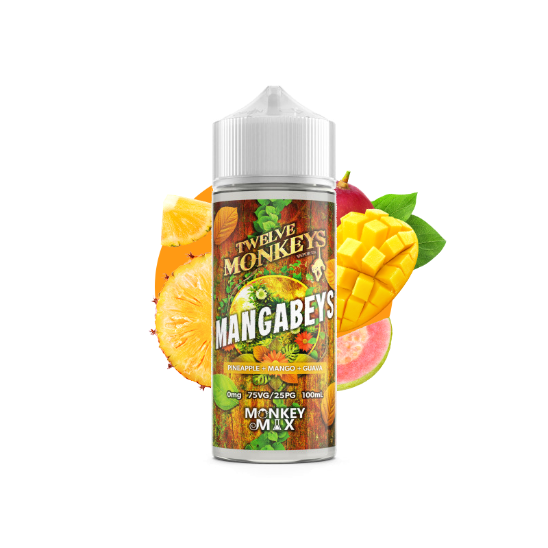 Mangabeys 100ml Monkey Mix - Twelve Monkeys