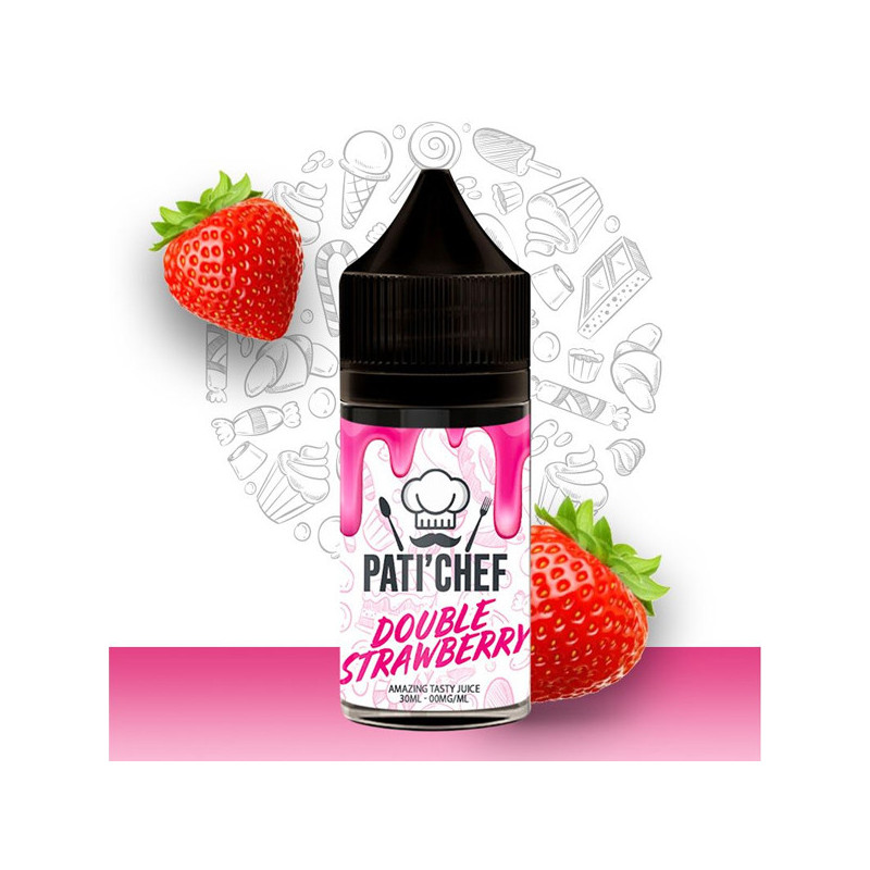 Concentré Double Strawberry 30ml - Pati’Chef (5 pièces)