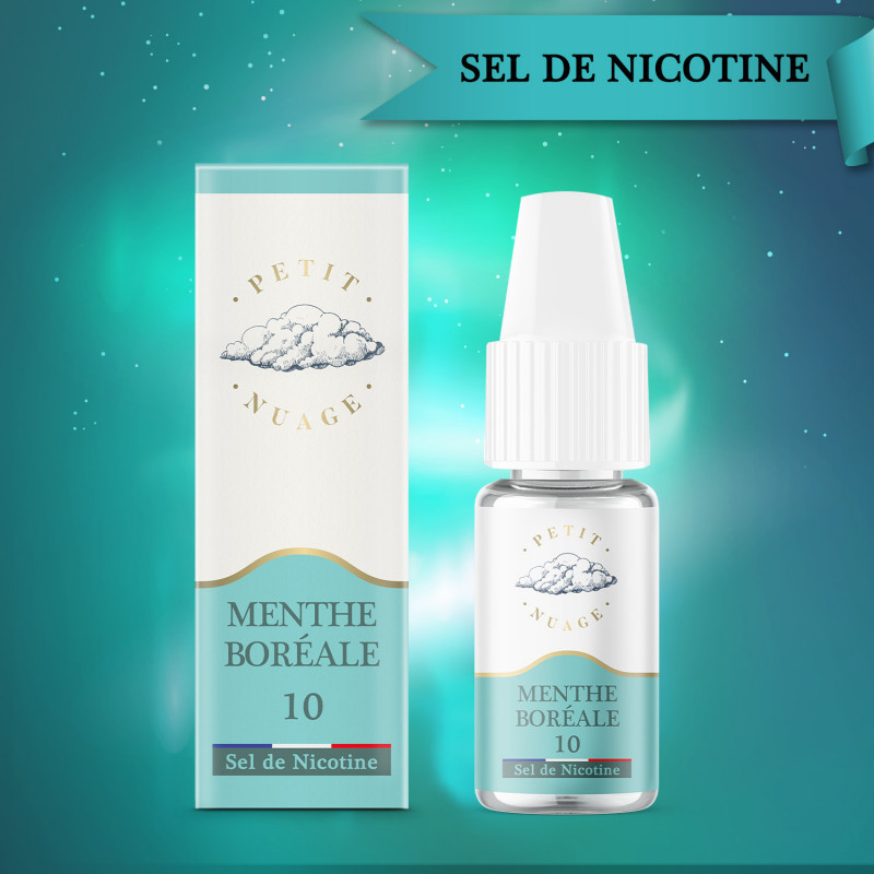 Menthe Boréale - Salt 10ml - Petit Nuage (5 pièces)