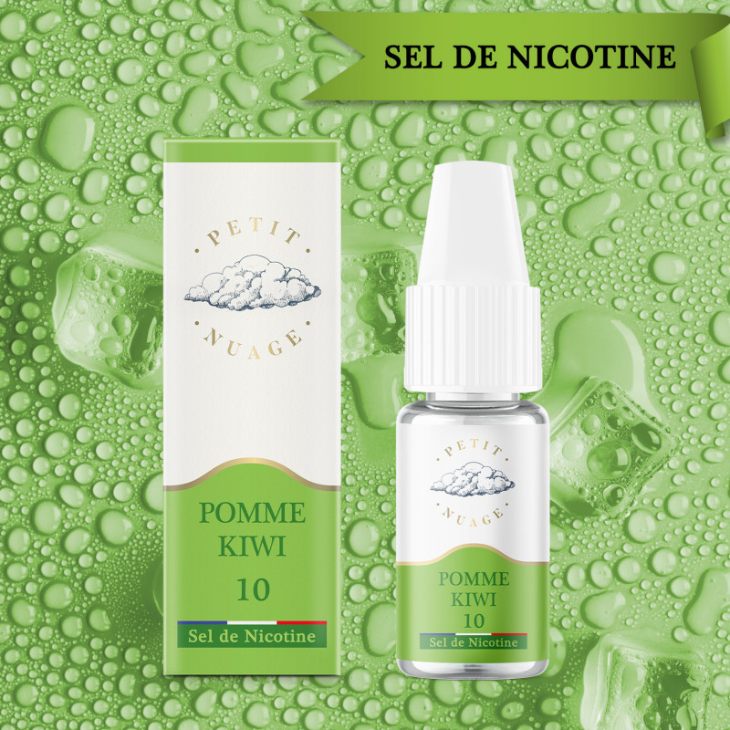 Pomme Kiwi - Salt 10ml - Petit Nuage (5 pièces)