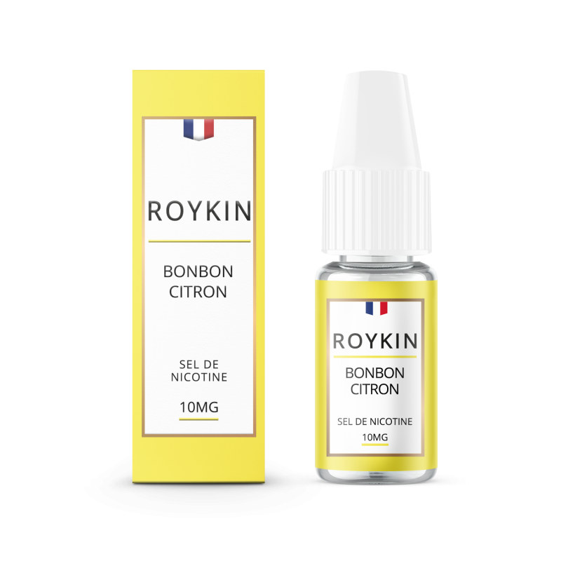 Bonbon Citron - Salt 10ml - Roykin (5 pièces)