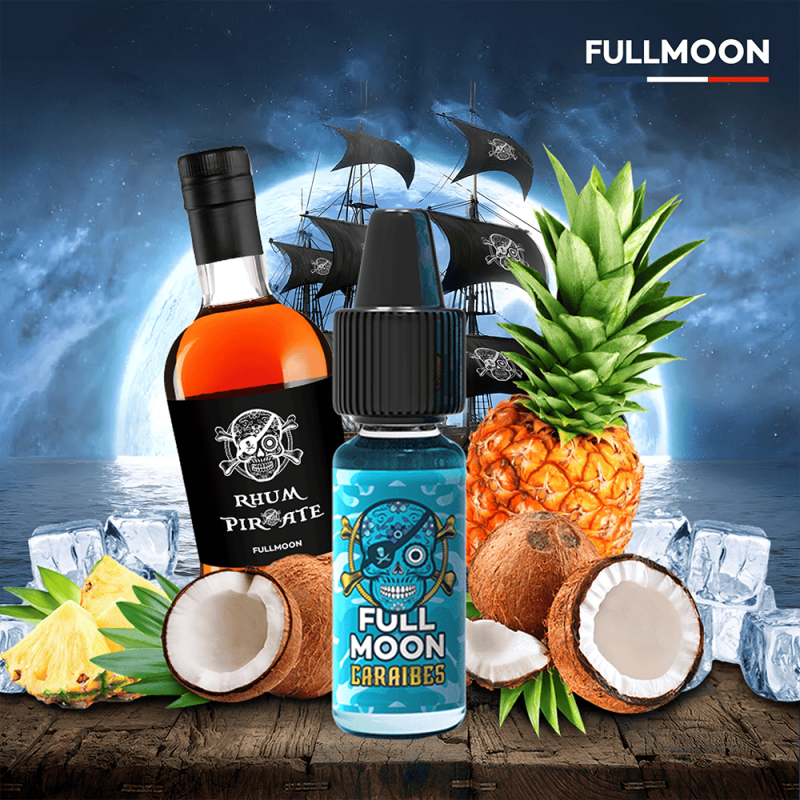 Concentré Caraibes 10ml Pirates - Full Moon (10 pièces)