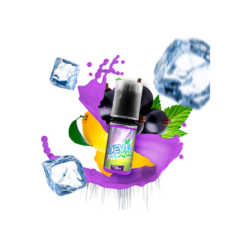 Citron Cassis Ice 10ml Devil Squiz Ice - AVAP (10 pièces)