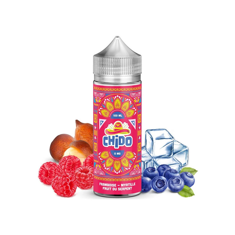 Framboise Myrtille Fruit du Serpent 100ml - Chido