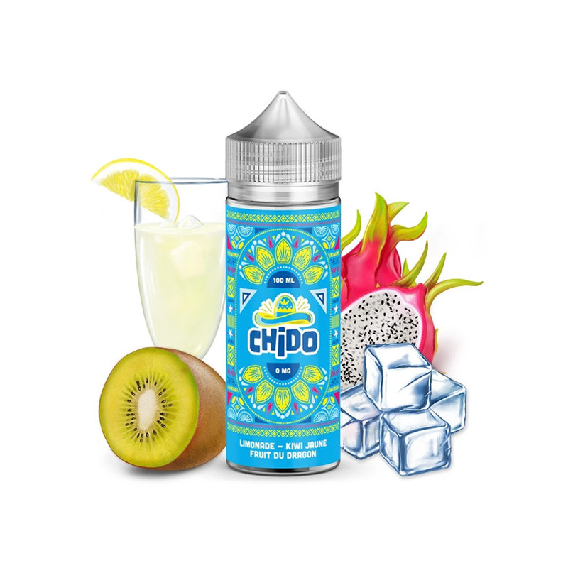 Limonade Kiwi Jaune Fruit du Dragon 100ml - Chido