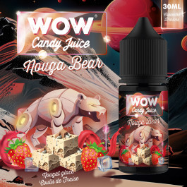Concentré Nouga Bear 30ml WOW Candy Juice - Made in Vape (5 pièces)