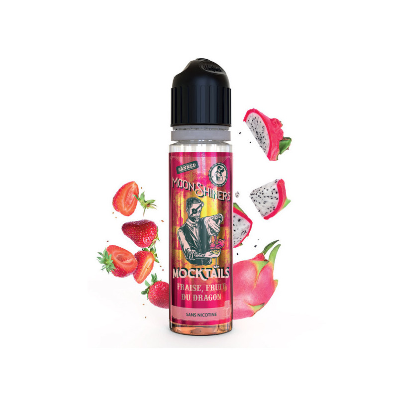 Fraise Fruit du Dragon 50ml Moonshiners Mocktails - Le French Liquide