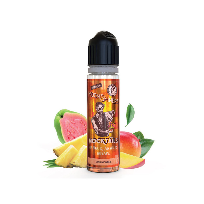 Mangue Ananas Goyave 50ml Moonshiners Mocktails - Le French Liquide