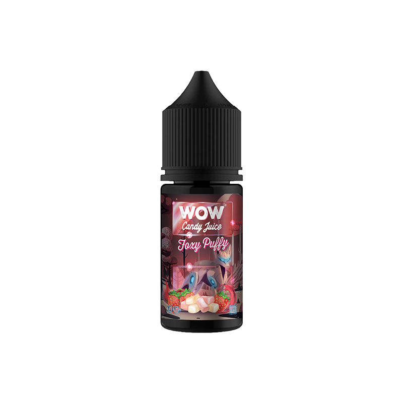 Concentré Foxy Puffy 30ml WOW Candy Juice - Made in Vape (5 pièces)