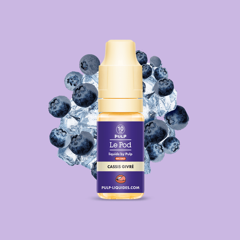 Cassis Givré 10ml Le Pod Liquide - Pulp (10 pièces)