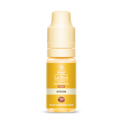 Citron 10ml Le Pod Liquide - Pulp (10 pièces) Citron 10ml Le Pod Liquide - Pulp (10 pièces)