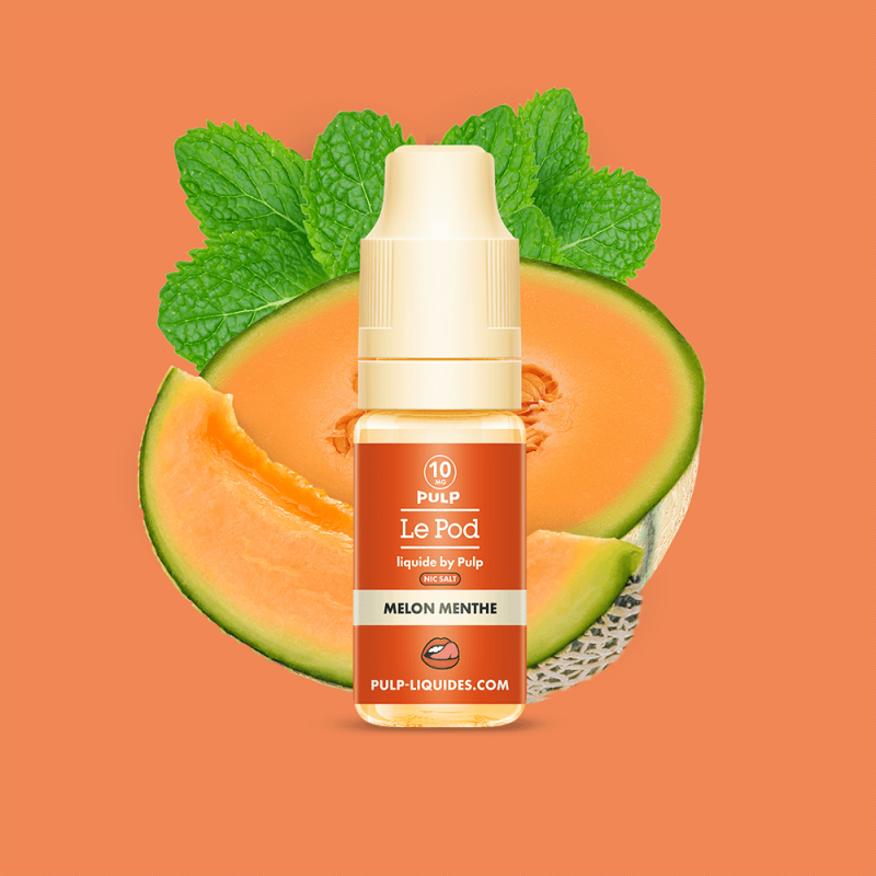 Melon Menthe 10ml Le Pod Liquide - Pulp (10 pièces)