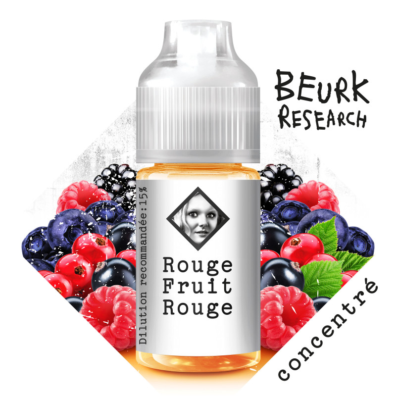 Concentré Rouge Fruit Rouge 30ml - Beurk Research (5 pièces)