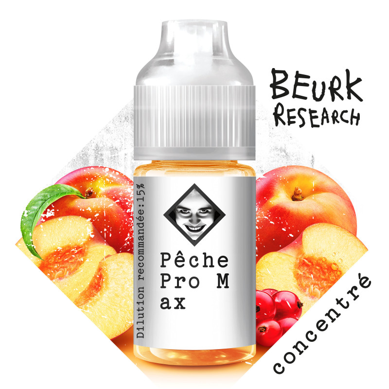 Concentré Pêche Pro Max 30ml - Beurk Research (5 pièces)