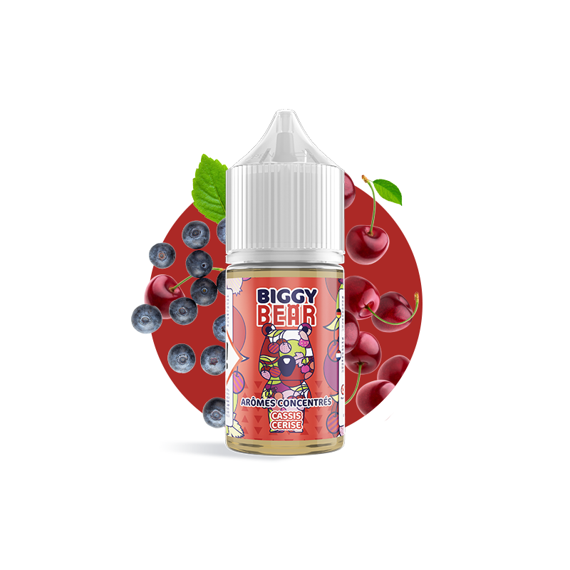 Concentré Cassis Cerise 30ml - Biggy Bear (5 pièces)