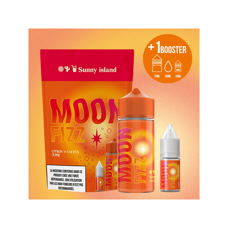 Pack Sunny Island 50ml Moon Fizz - Secret's LAb