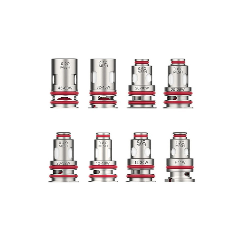 Résistances GTX (0.2/0.3) pour Target PM80 Vaporesso (pack de 5)