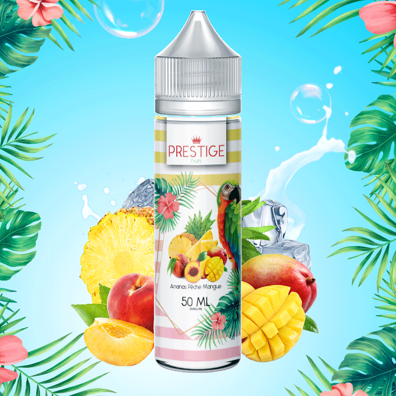 Ananas Pêche Mangue 50ml - Prestige Fruits