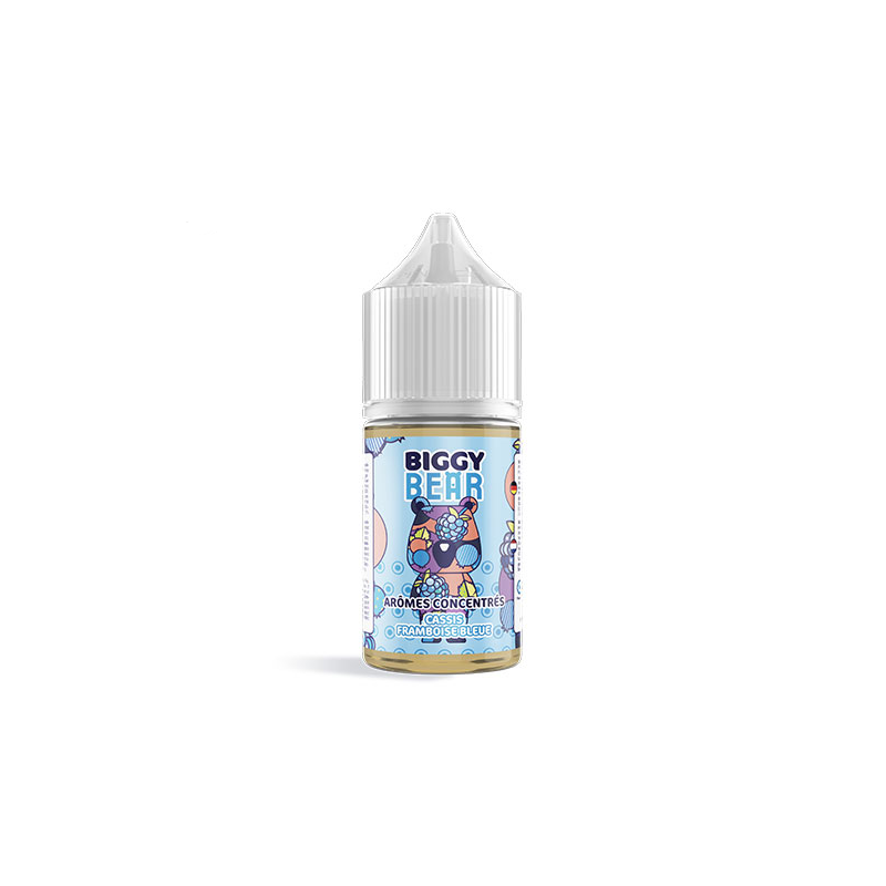 Concentré Cassis Framboise Bleue 30ml - Biggy Bear (5 pièces) Concentré Cassis Framboise Bleue 30ml - Biggy Bear (5 pièces)