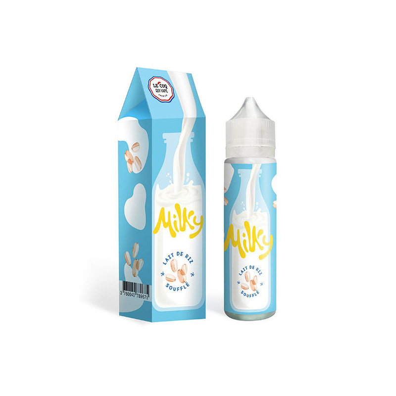 Lait de Riz Soufflé 50ml Milky - Le Coq qui Vape