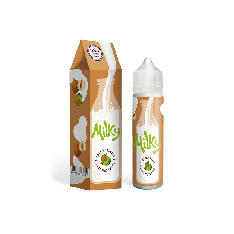 Lait Noisette 50ml Milky - Le Coq qui Vape