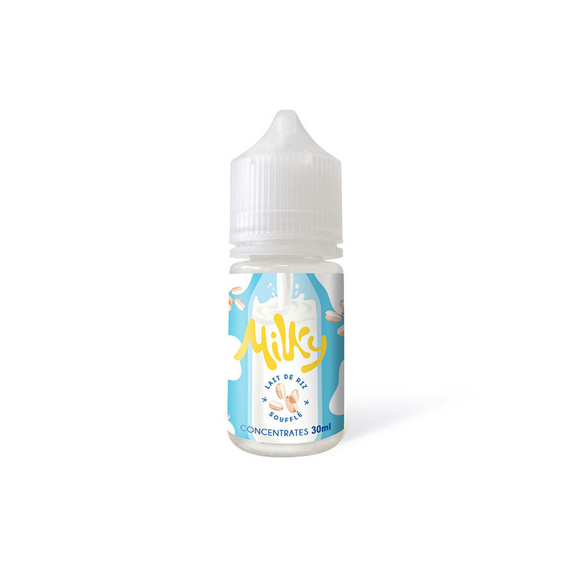 Concentré Lait de Riz Soufflé 30ml Milky - Le Coq qui Vape (5 pièces)