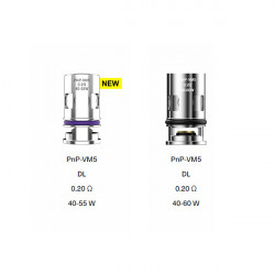 Résistances PnP VM5 (0.2ohm) Voopoo (pack de 5) Résistances PnP VM5 (0.2ohm) Voopoo (pack de 5)