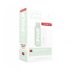 Kit Pod Flip Citron Vert Menthe 2ml - Pulp